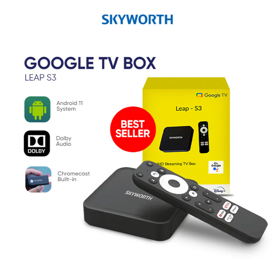 SKYWORTH LEAP‑S3 Google TV Box